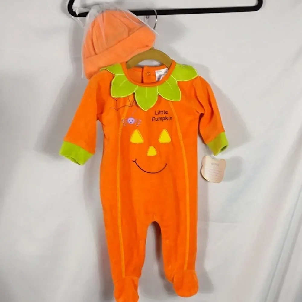 Little Pumpkin Halloween Onesie